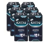 Tena Men Active Fit Absorbent Protector, Level 1, 6 Packs of 24 (144 Count)