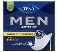 Tena Men Active Fit Absorbent Protector Level 2 Incontinence Pad 10 Pack