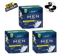 TENA MEN Active Fit Absorbent Protector Level 2 Medium 3 X 10 (30 Pads Total)