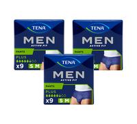 TENA Men Active Fit Incontinence Pants Plus Medium 9 Pack pack