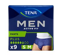 TENA Men Active Fit Incontinence Pants Plus Medium 9 Pack pack