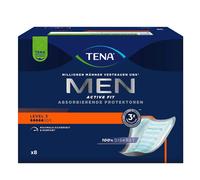 Tena Men Active Fit Inserts 8 Pieces Incontinence Level 3 Protectors