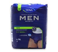 Tena Men Active Fit Pants Plus Blue Large/Extra Large 8 Pack