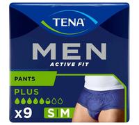 TENA Men Active Fit Pants Plus Small / Medium - Pack of 9 Incontinence Pants