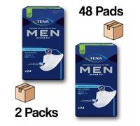 Tena Men Level 1 Absorbent Protector 48 Total Incontinence Pads
