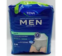 Tena Men Pants Normal Grey S/M Pack of 9 - REF: 772703