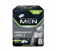 Tena Men Premium Fit Protective Underwear Maxi L/XL 8 Pack