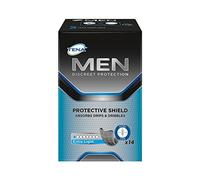 Tena Men Protective Sheild Extra Light - 1 Pack of 14 Incontinence Pads