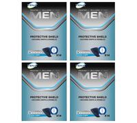 TENA Men Protective Shield Extra Light X56. 4 Boxes of 14 Shields. Weak Bladder.