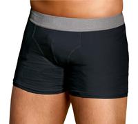 TENA Men - Washable Protective Pants - Soft, Comfy and Secure Boxers for Drips and Dribbles - Invisible Protection, Classic Cut - Light Absorption - Pack of 1 - Black - Size XL