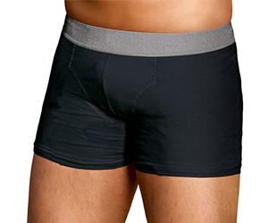 TENA Men - Washable Protective Pants - Soft, Comfy and Secure Boxers for Drips and Dribbles - Invisible Protection, Classic Cut - Light Absorption - Pack of 1 - Black - Size M