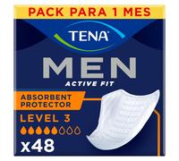 TENA Men's Level 3 Incontinence Pads - for Moderate Urinary Leaks - 48 Pads (Pack of 1 Month)