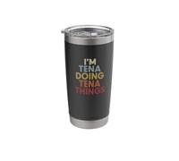 Tena Name Tena Personalized Name First Given Stainless Steel Insulated Tumbler