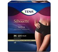 Tena Silhouette Plus - Medium - Black High Waist - 2 Packs of 9