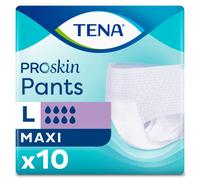 TENA Pants Maxi | Size Large | High Absorbancy | 8 Drops | Incontinence Pants | 1 Pack of 10