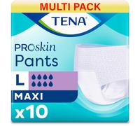 TENA Pants Maxi | Size Large | High Absorbancy | 8 Drops | Incontinence Pants | 4 Pack of 10