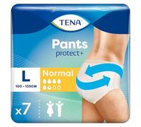 TENA Pants Normal Large (L) - Absorbent, Stretch and Disposable Briefs for Urinary Losses, Panties for Him and Her, Unisex, Discreet and Comfortable, 1 Pack of 7 Pieces