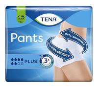 Tena Pants Plus Absorbent Panties Triple Protection Size XS, 14 Pieces