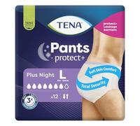 Tena Pants Plus Night Large, 12 Pieces