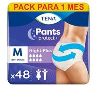 Tena Pants Plus Night M, 4 Packs of 12 Protectors