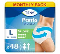 TENA Pants Super, 48 pairs of Unisex Incontinence Pants (4 x 12