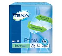 TENA Pants Super XL Disposable Breathable XL (Pack of 12)