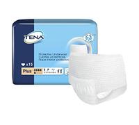 TENA Plus Breathable Underwear, Incontinence, Disposable, Moderate Absorbency, 2XL, 48 Count