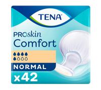TENA Proskin Comfort Normal - 1 Pack of 42 Incontinence Pads