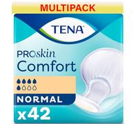 TENA ProSkin Comfort Normal | 5 Drops Absorption | Incontinence Pads | 3 Pack of 42