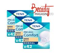 TENA Proskin Comfort Normal - Case - 3 Packs of 42 - 126 Incontinence Pads