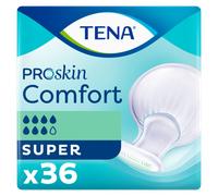 TENA Proskin Comfort Super - Pack of 36 - Incontinence Pads