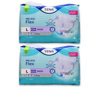 Tena ProSkin Flex Large Maxi Incontinence Pads 22 Pack x2