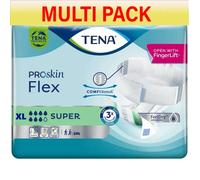 TENA Proskin Flex XL SUPER 2 x 30 Multipack of 60 Extra Large Incontinence Pads