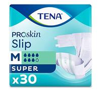 TENA ProSkin Incontinence Slip Super Medium, 30 Count, White, (Pack of 1)