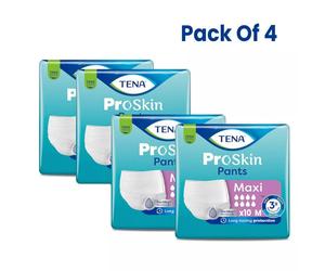 TENA Proskin Pants Maxi - Medium - Case - 4 Packs of 10
