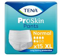 Tena ProSkin Pants Normal - Disposable Incontinence Underwear for Moderate to Heavy Leakage with Fast Absorption, Odour Control & Triple Skin Protection - X-Large, Pack of 15
