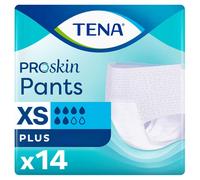 TENA Proskin Pants Plus Extra Small XS - Pack of 14 Incontinence Pants 20-27"