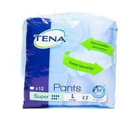 TENA ProSkin Pants Super, Incontinence Underwear, Large (12 Count)