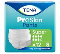 TENA Pants Super | Size Small | Case Saver | 7 Drops | Incontinence Pants | 1 Pack of 12