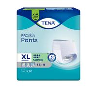 TENA ProSkin Pants XL Super Pull Up Adult Diaper x12