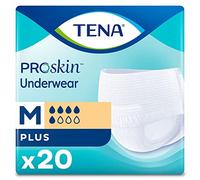 TENA ProSkin Plus Disposable Underwear Pull On with Tear Away Seams Medium, 72632, 20 Ct