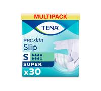 TENA ProSkin Slip Super| Size Small | 7 Drops Absorption | Incontinence Slip | All-in-One Slips | 3 Pack of 30