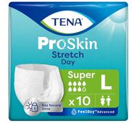 TENA ProSkin Stretch Pull-Up Briefs Day Large | 1 Pack of 10