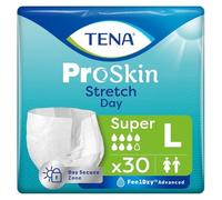 TENA ProSkin Stretch Pull-Up Briefs, Day, Large, 1 Pack of 30 (30 Count)