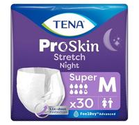 TENA ProSkin Stretch Pull-Up Briefs, Night, Medium | 1 Pack of 30