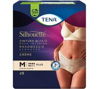 Tena Silhouette Cream High Waist Size M 9 Units
