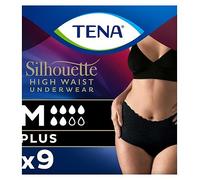 TENA Silhouette Incontinence Pants Plus Medium High Waist Black 9s