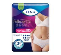 Tena Silhouette Low waist Underwear White Medium 12
