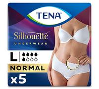 TENA Silhouette Normal Blanc Incontinence Pants Large, 5 each
