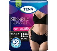 TENA Silhouette Plus High Waist Noir | Medium | Pack of 9